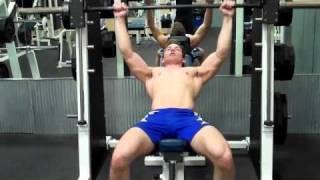 How To Smith Machine Incline Bench Press [upl. by Ahcim716]