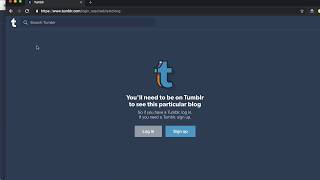 Tumblr Settings for Blog Visibility [upl. by Alahc]