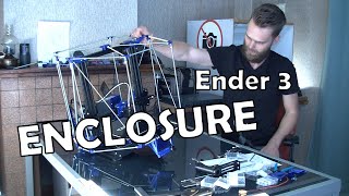 Ender 3 pro enclosure build the frame [upl. by Aysab308]