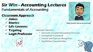 Lecture 02 Conceptual Framework Fundamentals of Accounting [upl. by Lehcir]