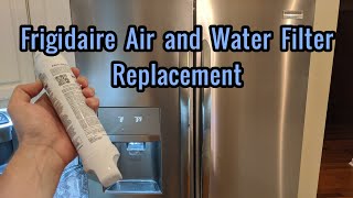 How to Change a Frigidaire Refrigerator Water and Air Filter [upl. by Lenci214]