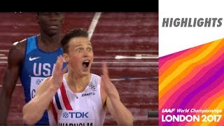 Winning Moment  Mens 400m Hurdles  IAAF World Championships London 2017 [upl. by Bevers]