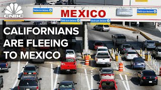 Why Californians Are Fleeing To Mexico [upl. by Vanden]