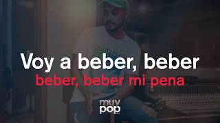 jhon alex castaño  beber con ganas  Letra Lyric video nueva música popular [upl. by Nyltak]