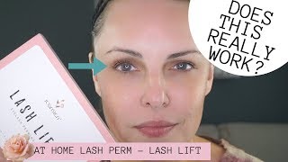 AT HOME LASH LIFT  LASH PERM  Does It Really Work [upl. by Fredelia]