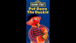 Sesame Street  Put Down The Duckie A Sesame Street Special Sony Wonder Version [upl. by Auqined]