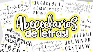 Abecedario de LETRAS BONITAS ✄ Barbs Arenas Art [upl. by Manson]