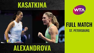 Daria Kasatkina vs Ekaterina Alexandrova  Full Match  2020 St Petersburg Round of 32 [upl. by Atwahs]