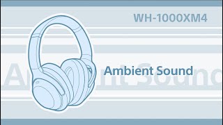 WH1000XM4 How to use the noise cancelling [upl. by Oicanata]