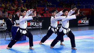 Team PH snagged the GOLD MEDAL in the recognized mens poomsae event  2019 SEA Games [upl. by Regdor]