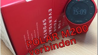 Polar M200 mit dem Smartphone verbinden [upl. by Ellehsar]