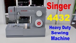 SINGER  4432 Heavy Duty Sewing Machine  Review 🌺 [upl. by Leffen]