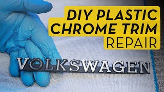 DIY Plastic Chrome Trim Restoration [upl. by Yanahc]