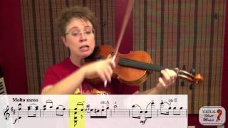 How to play Montis Czardas  Violin Lesson [upl. by Anaed]