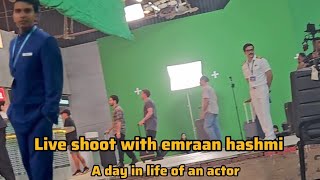 Sharing screen with Emraan hashmi Live shooting fake airpot [upl. by Eyar157]