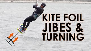 Kite Foil Jibes Gybes amp hydrofoil turning principles PART 1 [upl. by Ericka447]