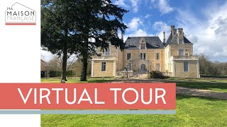 VIRTUAL TOUR CHÂTEAU DES FORGES [upl. by Nakada]