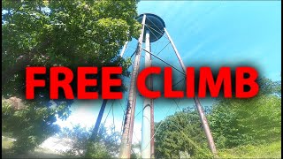 Free Climbing Abandoned 150ft Water Tower [upl. by Nnayrb]