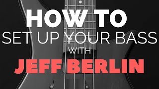 Jeff Talks About How to Set Up Your Bass [upl. by Claudette]