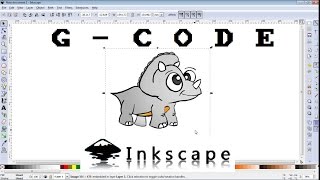 How to make GCODE file of any image for CNC machine INKSCAPE [upl. by Maier]