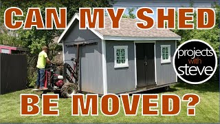 HOW TO MOVE A LARGE SHED ACROSS TOWN [upl. by Trever687]