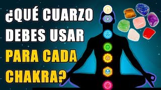 ¿Qué Cuarzo Debes Usar Para Cada Chakra [upl. by Mailli]