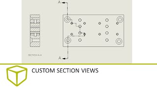 SOLIDWORKS Tutorial  Custom Section Views [upl. by Tillio]