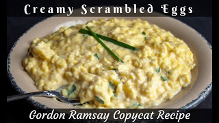 Creamy Scrambled Eggs Gordon Ramsay Copycat [upl. by Urquhart]