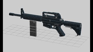 LEGO M4A1 Tutorial  Jims LEGO Guns [upl. by Spector]