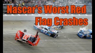 Nascars Greatest Red Flag Crashes [upl. by Herv]