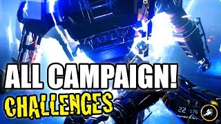 All Campaign Challenges Call Of Duty Black Ops 3 [upl. by Notnel]