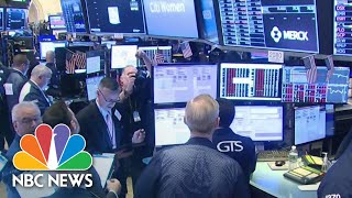 Stock Trading Halted After Markets Plunge At Market Open  NBC News [upl. by Alcock]