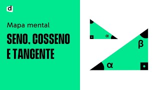 📐SENO COSSENO E TANGENTE  Matemática  Quer Que Desenhe  Descomplica [upl. by Eicyaj]