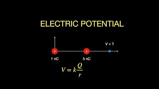 Finding the Electric Potential due to Two Point Charges [upl. by Marder]