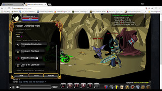 AQW  Nulgath Demands Work quest  7th time for the new level of Pain [upl. by Emelina506]