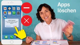 iPhone Kurs für Seniorinnen Teil 40 Apps löschen [upl. by Lehsar]