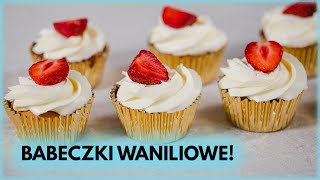 Waniliowe BABECZKI z TRUSKAWKAMI 🍓  Sugarlady [upl. by Luann]