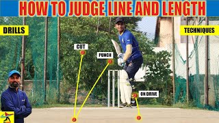 HOW TO JUDGE BALL’S LINE AND LENGTH IN BATTING  TECHNIQUE DRILLS AND TIPS  HINDI CRICKET COACHING [upl. by Elac532]