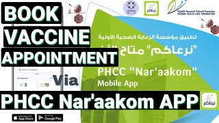 Book Vaccine Appointment Via PHCC Naraakom App [upl. by Paget]