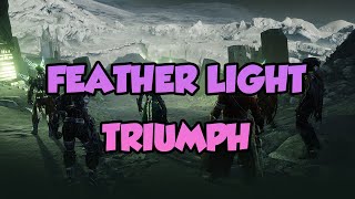 FeatherLight Triumph Completion  Crotas End Abyss Destiny 2 [upl. by Mozes]