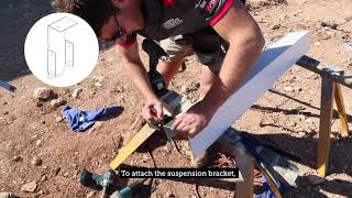 Part 2  Stratco Outback Flat Cooldek  Install A Back Channel [upl. by Fontana661]