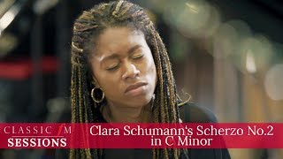 Isata KannehMason  Clara Schumanns Scherzo No2 in C Minor  Classic FM Session [upl. by Adnarahs]