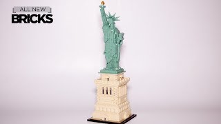 Lego Architecture 21042 Statue of Liberty Speed Build [upl. by Yram]