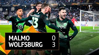 Malmo vs Wolfsburg 03 15 Agg  Europa League Highlights [upl. by Undine]