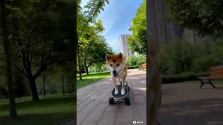 Shiba the skateboarder [upl. by Magnolia869]