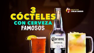 COMO PREPARAR COCTELES CON CERVEZA 🍺 MICHELADA  BULL  SUBMARINO [upl. by Aeiram]