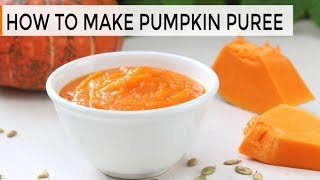 HowTo Make Pumpkin Puree  DIY Pumpkin Puree [upl. by Custer446]