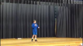 11 Year Old Kid Kills Rap God At Talent Show [upl. by Aikal]