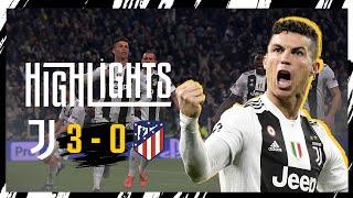 HIGHLIGHTS  Juventus 30 Atletico Madrid  Ronaldo greatest hattrick  UEFA Champions League [upl. by Judy316]