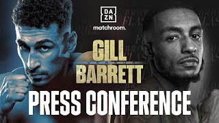 Jordan Gill Vs Zelfa Barrett Launch Press Conference [upl. by Attemaj633]